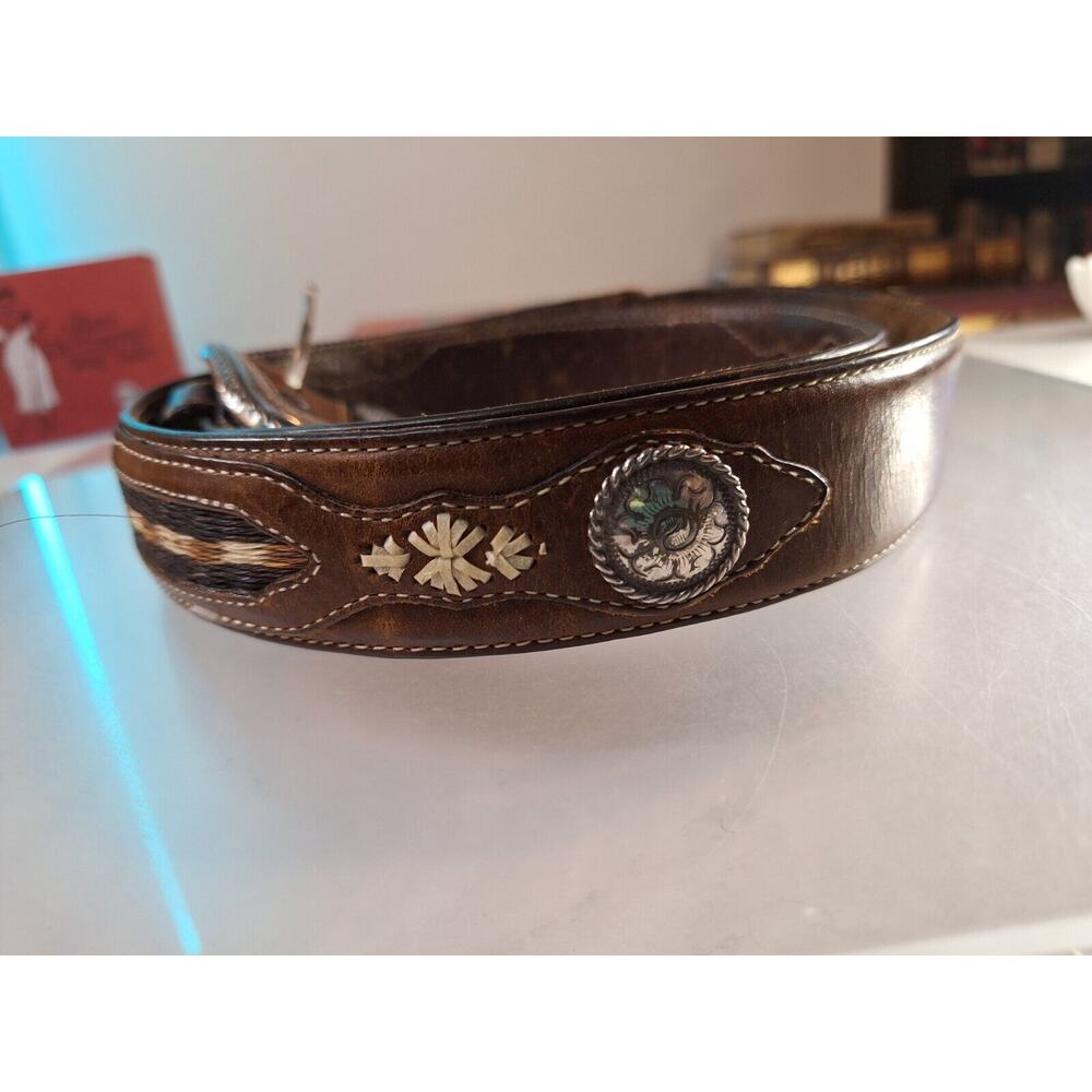 Justin vinatge leather belt